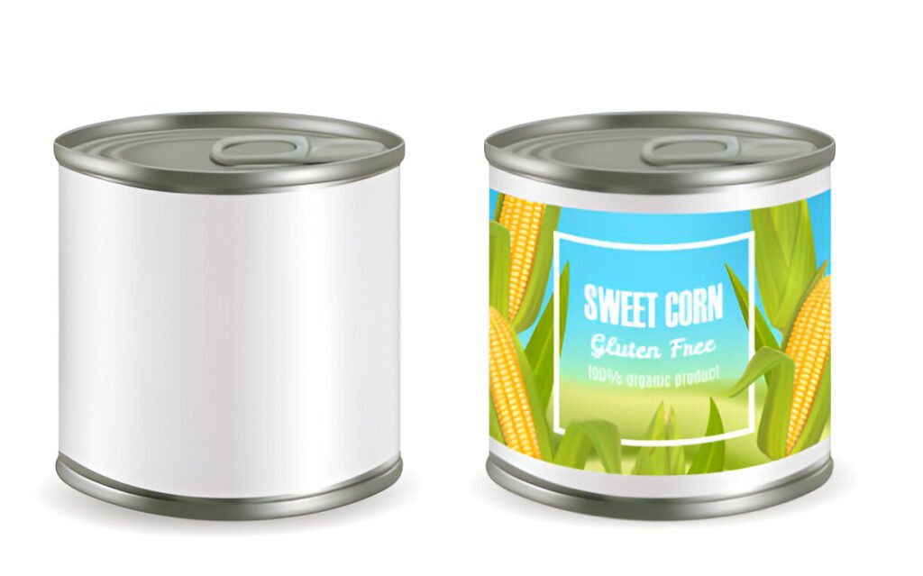 canned corn package