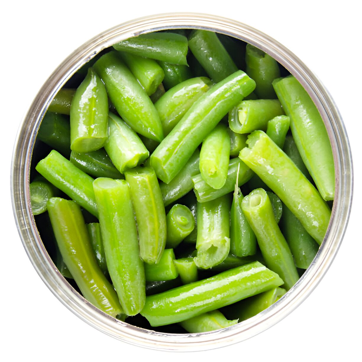 tin can with green beans